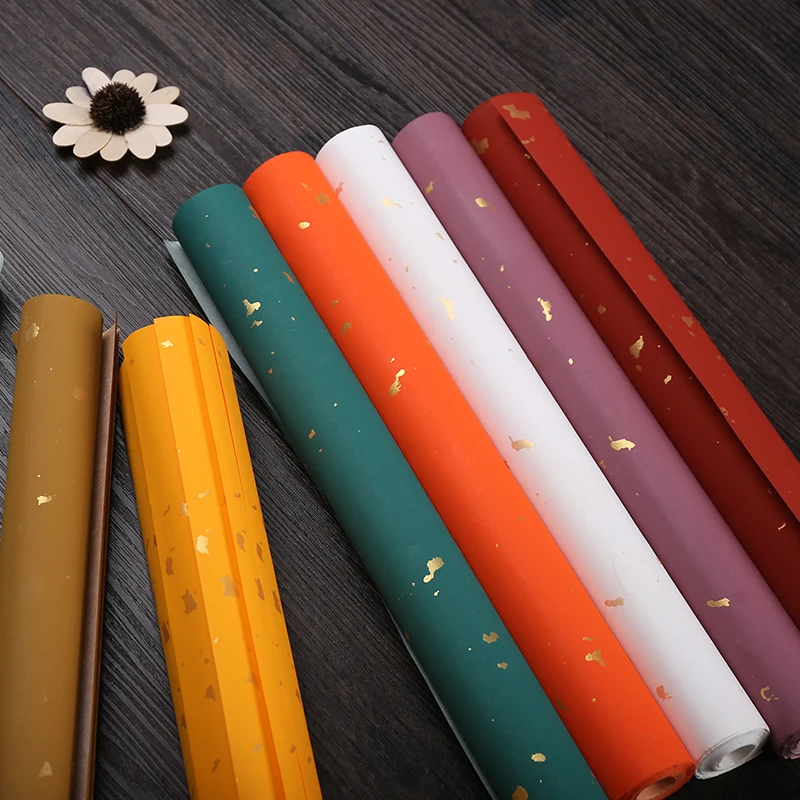 Half-Ripe Rice Paper Rijstpapier Chinese Calligraphy Xuan Paper Gold Sprinkling Chromatic Painting Paper Papier De Riz