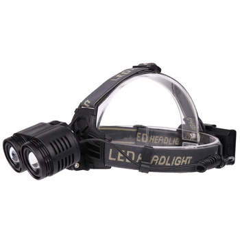 

T6 LED Headlamp Flashlight Zoomable Light For Hiking Camping 18650 Light Rechargeable Headlamp Head Light