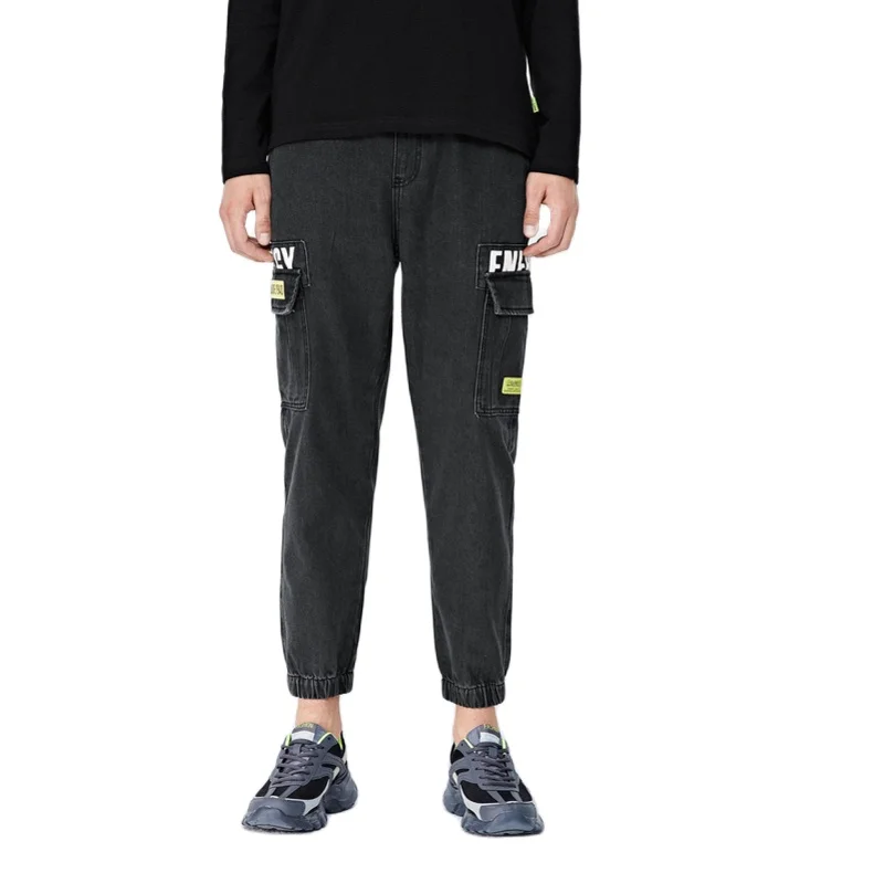 SEMIR Jeans men loose overalls 2020 autumn new brand beam pencil denim trousers pants for man | Мужская одежда