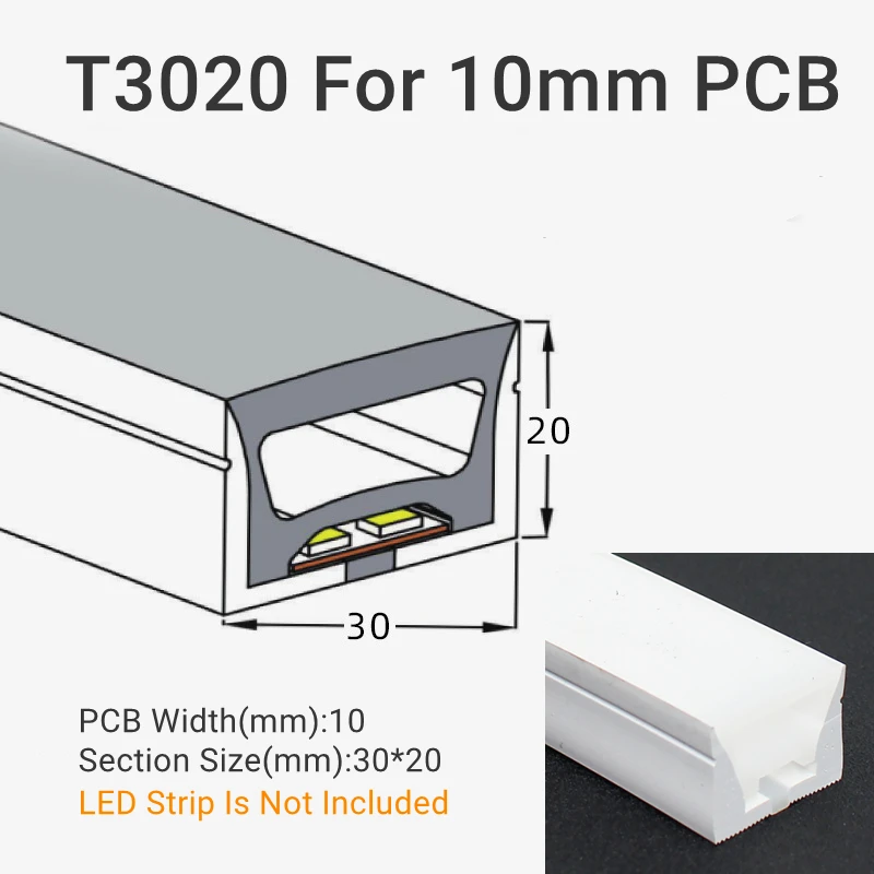 LED Tubo in silicone Luce Striscia LED DC12V Impermeabile Flessibile Luce al neon Corda Illuminazione commerciale tagliabile fai da te per esterni – acquista a prezzi convenienti sul marketplace