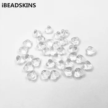 

New arrival! 11x10mm 1000pcs Acrylic Clear color Heart shape beads for Necklace,Earrings parts,hand Made Jewelry DIY