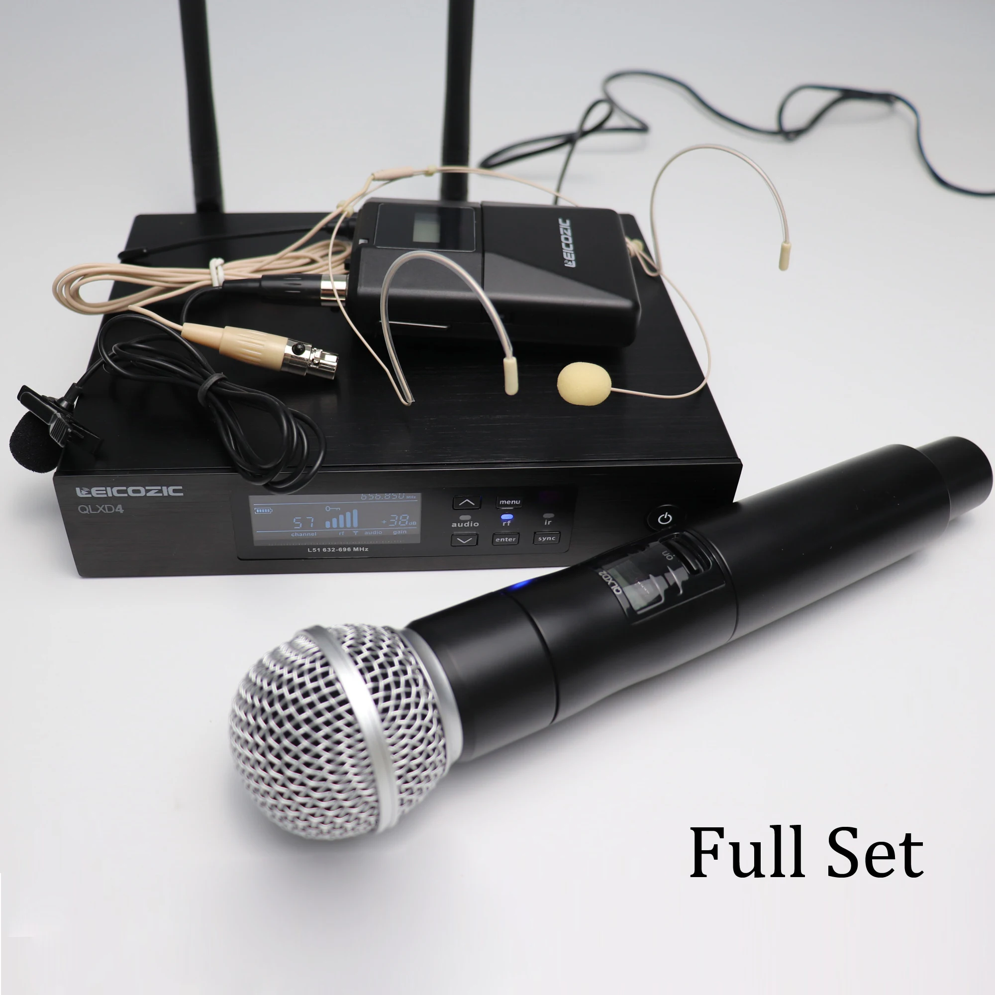 Leicozic Wireless Microphone QLXD4 QLDX4 QLXD2