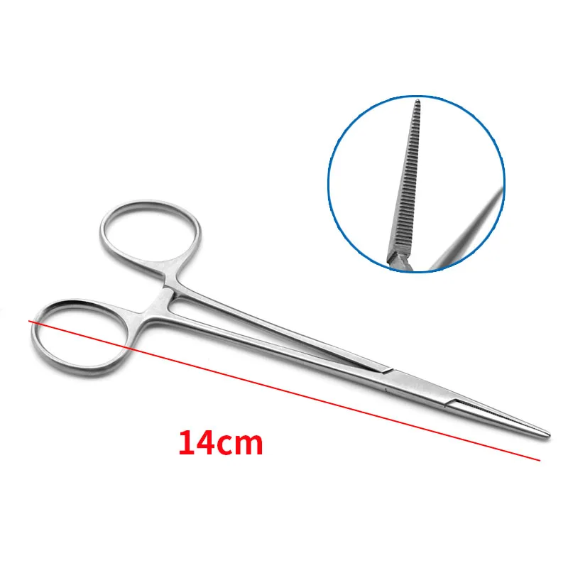SKU-3-不锈钢止血钳-直头 14cm