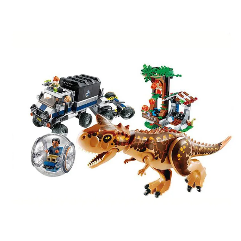 

New 10925 Jurassic Parked Blue's Helicopter Pursuit 415pcs Bricks Compatible Legoinglys Jurassic Worlds Model Building Blocks