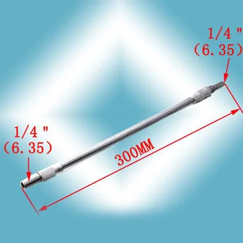 

2pcs Hex Flexible Shaft Extension Drill Impact Driver Ratchet Screwdriver Screw Nuts Power Drilling Tools