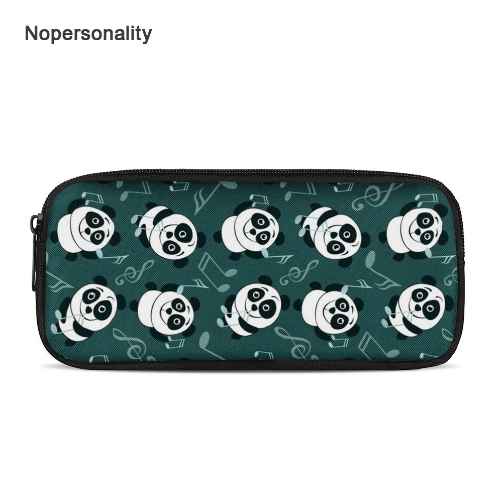 

Nopersonality Cute Panda Print Women's Toiletry Bag Clutch Cosmetic Pouch Small Ladies Make Up Bags Travel Makeup Case Zipper