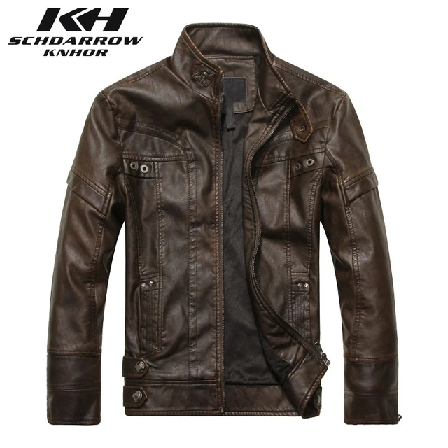 Bomber Faux Leather Jacket Men | Leather Jacket Bomber Moto | Men Jacket  Leather Motor - Faux Leather - Aliexpress