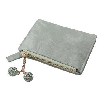 

Wallet female short paragraph folding new Korean version of the cute student multi-function coin purse Card package