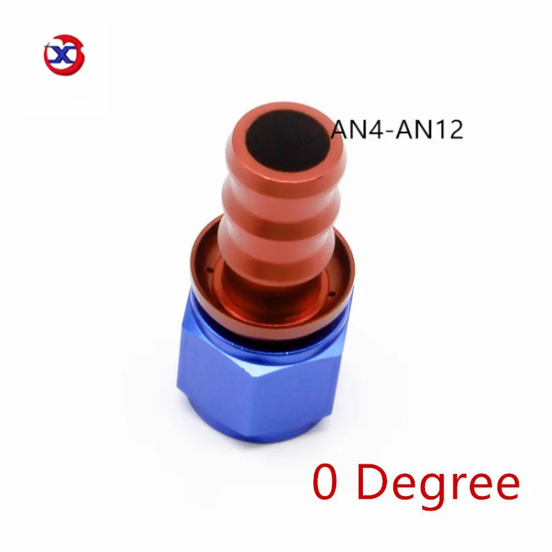 AN10 AN6 AN8 AN4 AN12 прямой нажимной фитинг масляный охладитель шланг фитинг конец шланга многоразового использования адаптер