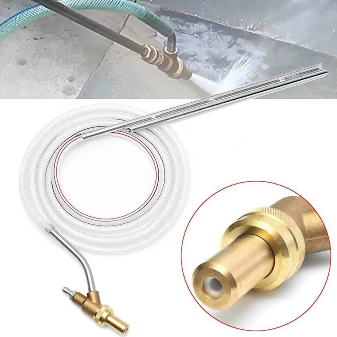  Accessories Washer Portable Sand Blasting Kit Car High Pressure Tool Professional Nozzle Rust Remov