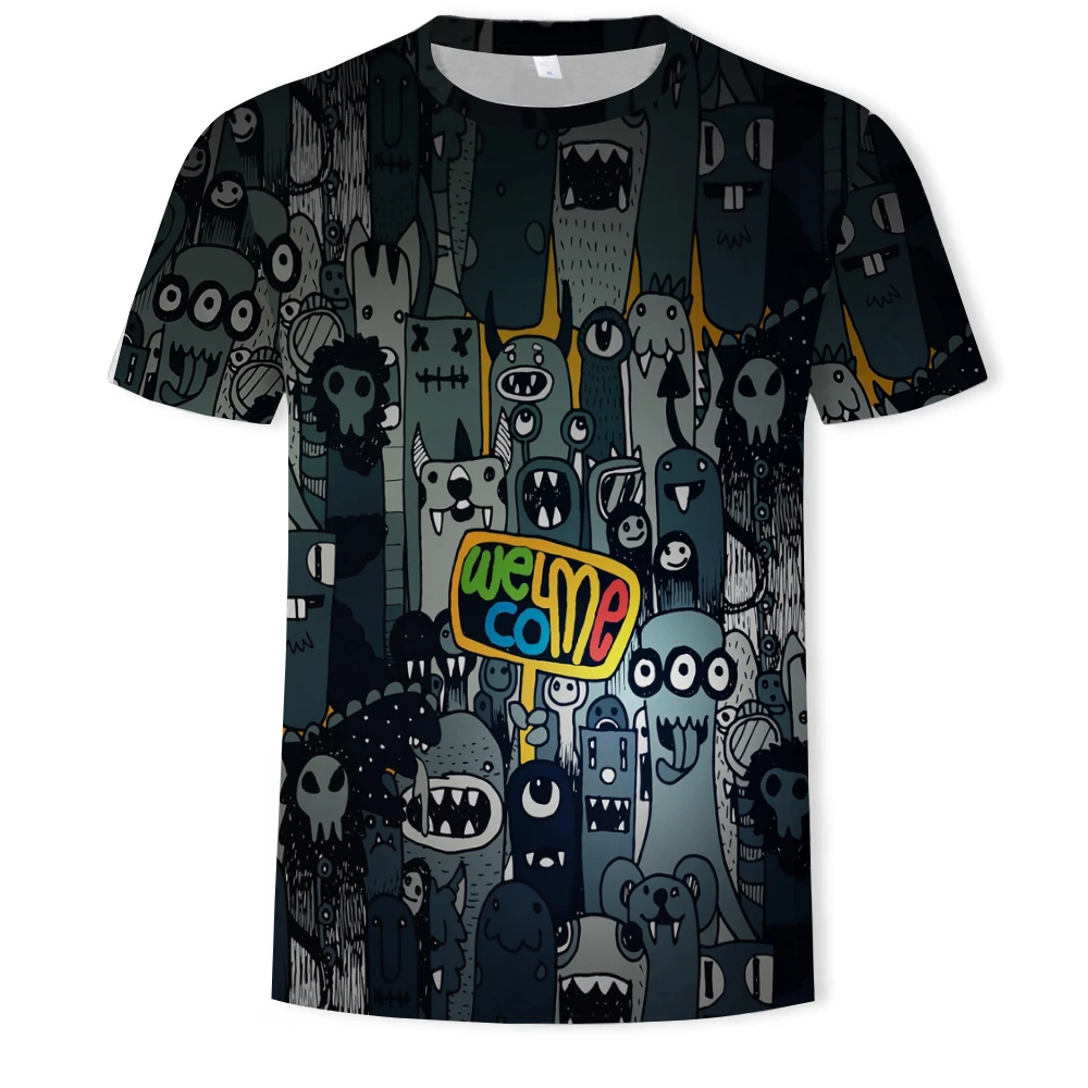 Summer Fashion New Men's Dragon Ball T-shirt Cartoon Monkey King Character 3d Printed Children's Casual Short Sleeve Shirt