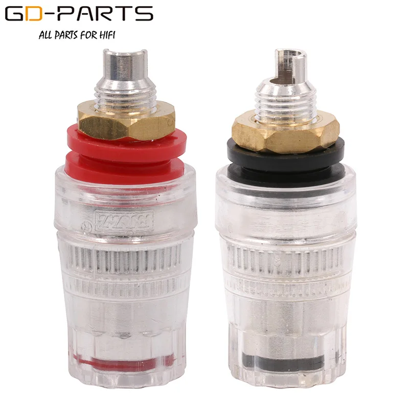 EZ-305-2PCS EIZZ высокого класса 24 к позолоченные латунные клеммы разъем для Hifi динамик аудио видео ТВ CD AMP Панель шасси крепление - Цвет: EZ-305-2PCS