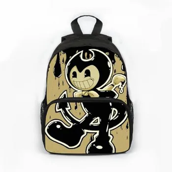 

13 inch Prevalent Kindergarten Cartoon Bag Kids Bendy and The Ink Machine Backpack For Children Girls Boys Preschool Baby Bags