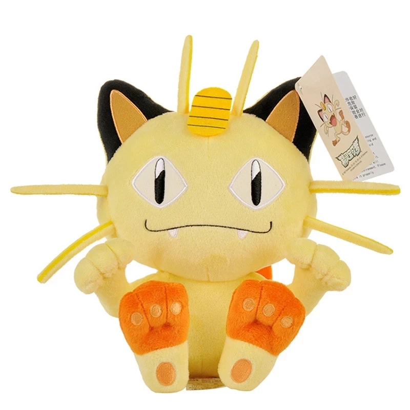 Anime Games Pokemon Series Meowth Plush Toy Stuffed Dolls 30cm Soft pillow Kawaii Kid Gift