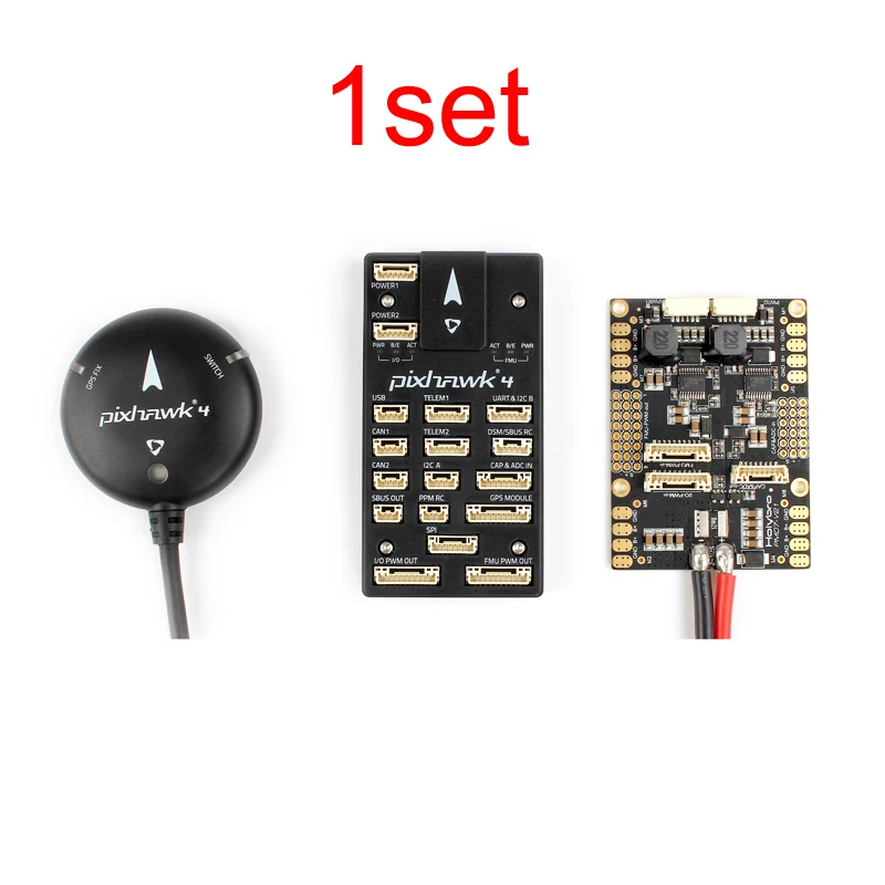 Контроллер полета Holybro Pixhawk 4 PX4 STM32F765 Accel/Gyro Neo-M8N модуль питания GPS PM07 для FPV