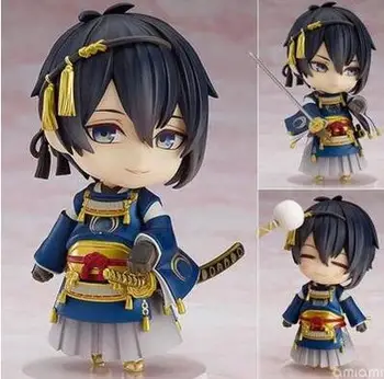 

Anime Touken Ranbu Online Mikazuki Munechika 10cm Cute BJD Action Figure Model Toys