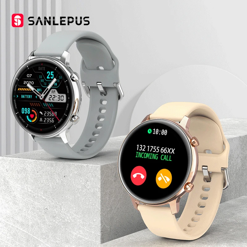 Новинка 2022 умные часы SANLEPUS с циферблатом смарт-часы функцией звонков MP3 музыка