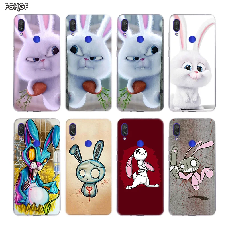 

Evil Rabbit Cartoon Silicone Case For Xiaomi Redmi Note 7 6 Pro 5 4 4X K20 7A Y3 S2 5A 6A Xiomi Pocophone F1 9T 9 SE 8 A2 lite