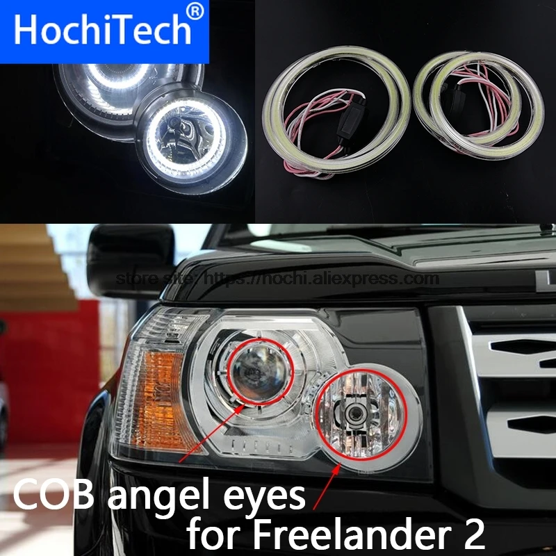 Высокое качество COB светодиодный светильник Белый Halo Cob Led Angel Eyes Ring Error Free для Land