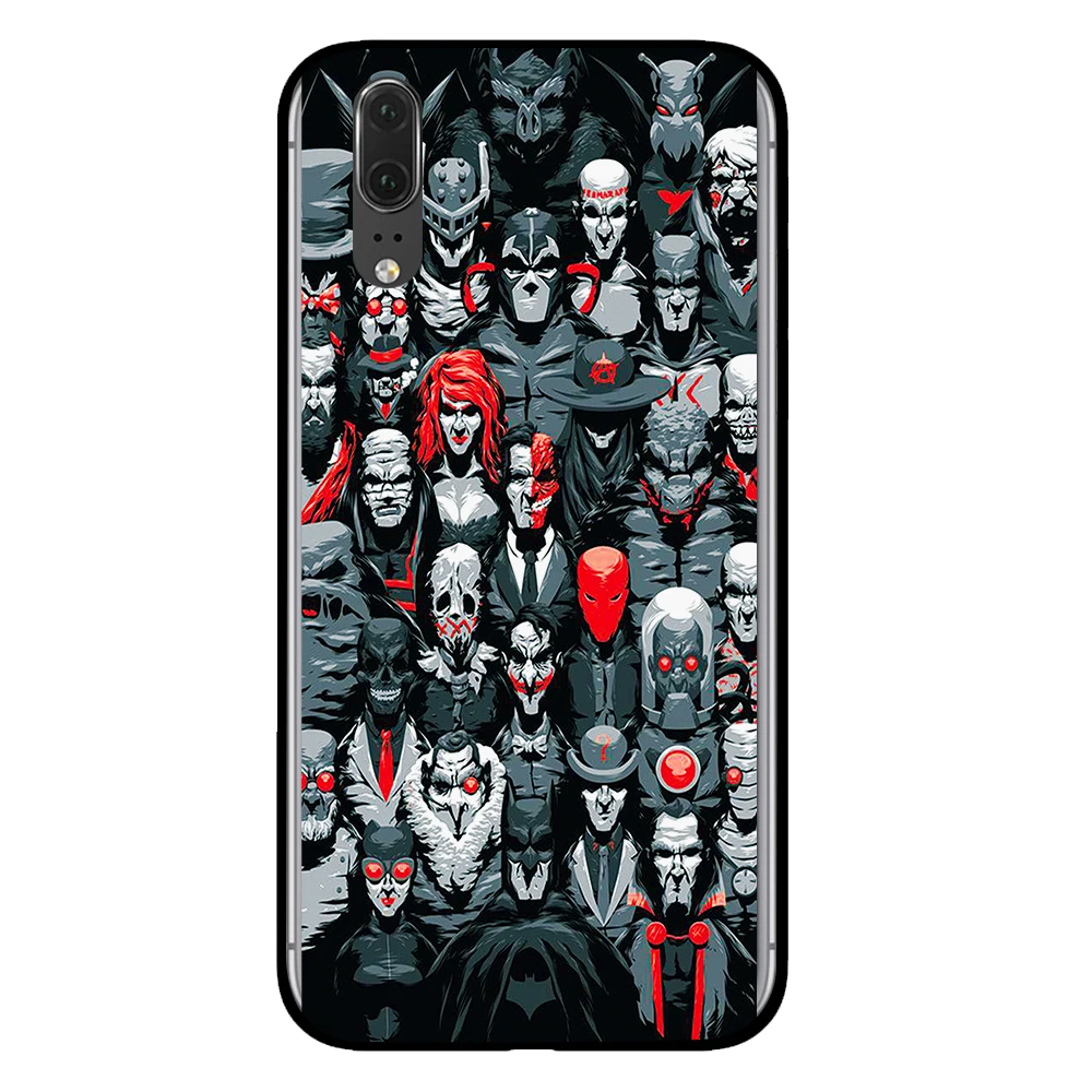 Бэтмен Супермен для Dc comic черный чехол для телефона huawei P30 P20 mate 10 20 Pro Lite Nova 3 4 3i чехол - Цвет: 7