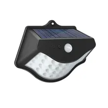 Светодиодный уличный фонарь на солнечной батарее датчик движения Открытый водонепроницаемый садовый забор светильник Ночная аварийная уличный светильник s