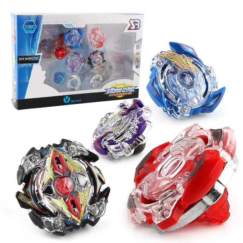 

Amazon Hot Selling Burst Generation Alloy Fighting Spinner Athletic 4-in-1 Combination Handle Transmitter Set Play