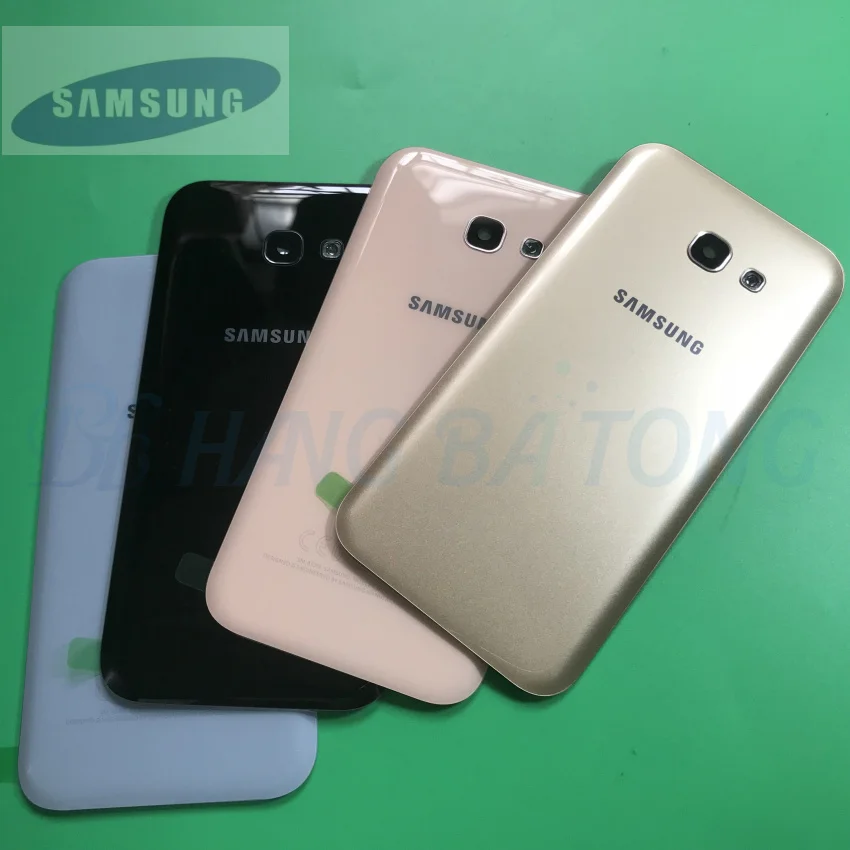 Задняя крышка для Samsung Galaxy A5 A520F A7 A720F A3 A320F 2017 корпус из стекла запасная батареи +