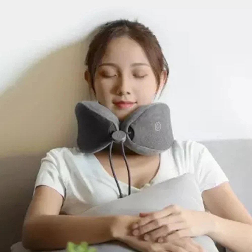 Xiaomi Mijia LF Массажная подушка для шеи Расслабляющая мышечная терапия массажер подушка для сна для офиса/дома и путешествий Новинка