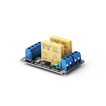 

2 Channel SSR Solid State Relay High-low Trigger 5A 3-32V For R3 New