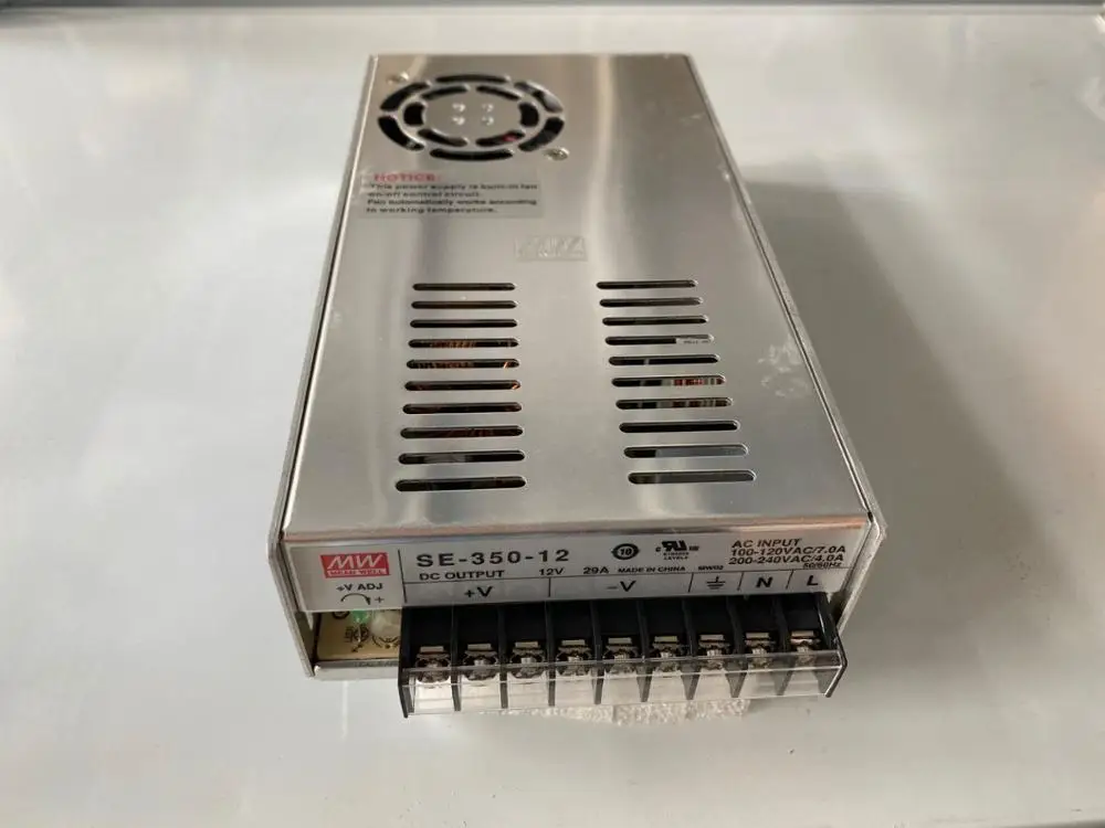 MEAN WELL SE-350-12 regulated Single Output Switching Power Supply 220V to 12V AC DC transformer 60A 350W 5V 24V 48V 36V | Обустройство