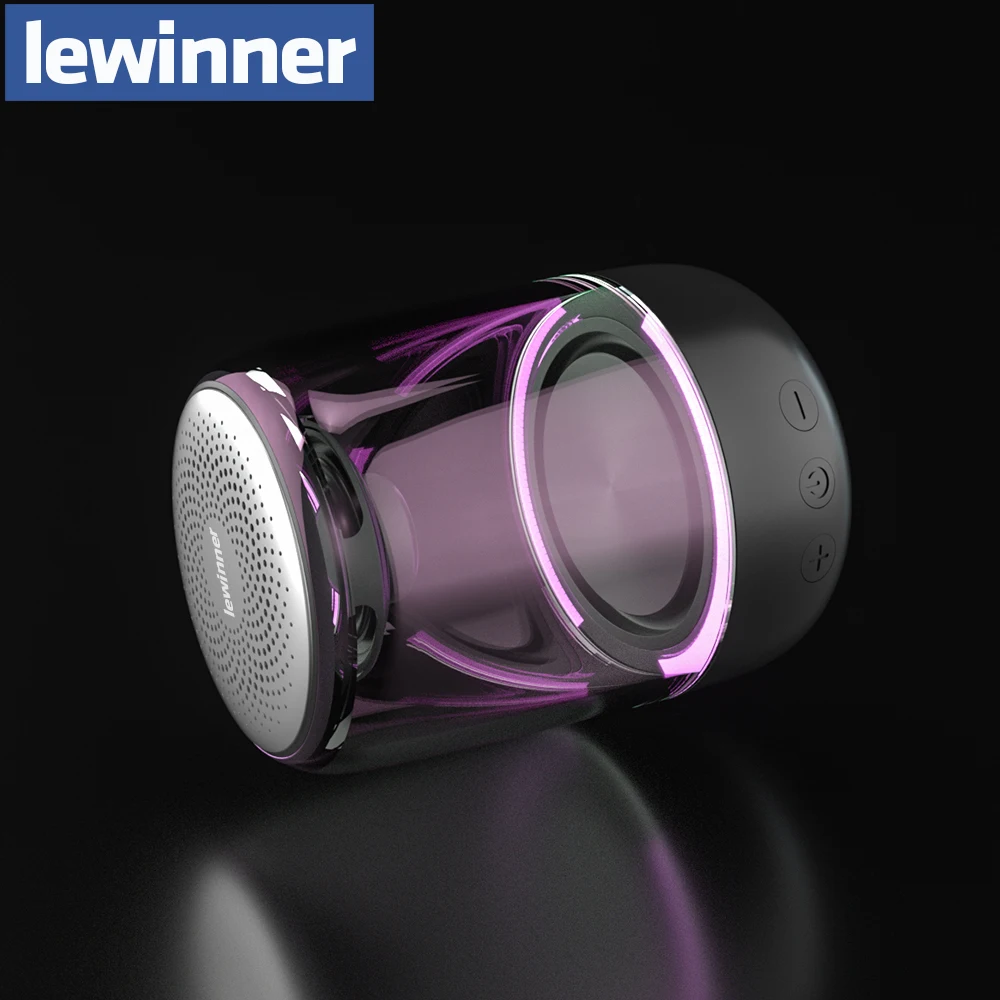 Lewinner C7 Bluetooth V5.0 Беспроводной Динамик s Hi Fi стерео Колонка Портативный