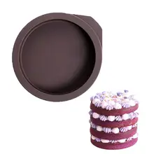 4 шт силиконовый противень для выпечки круглой формы, антипригарный инструмент для декорирования, сделай сам, аксессуары 4/6 дюйма