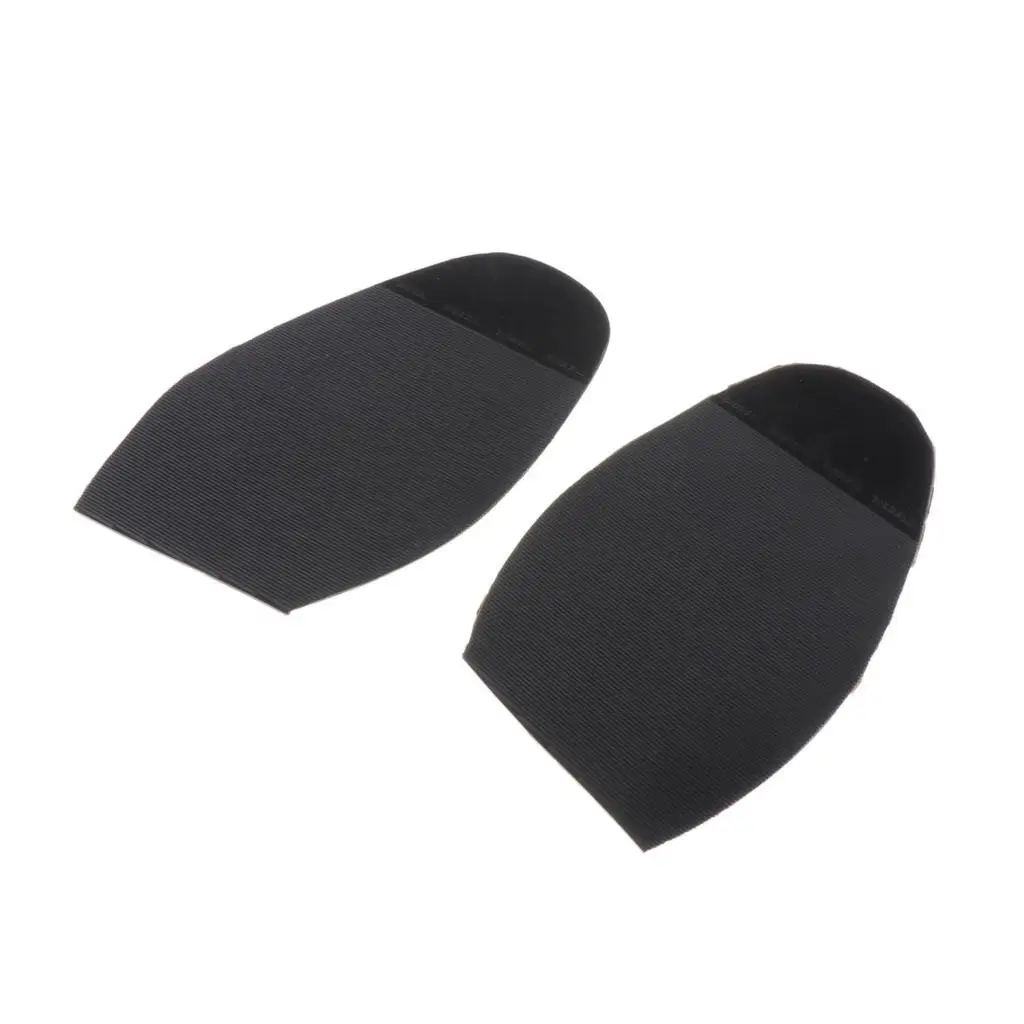1 Pair Mens Shoe Repair Accessories Black Rubber Shoe Soles Black Heels Pads Grip DIY Parts