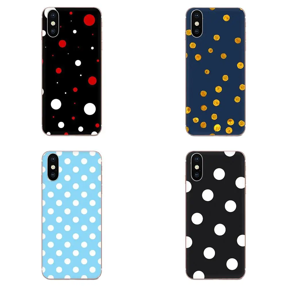 

For Xiaomi Redmi Note 2 3 3S 4 4A 4X 5 5A 6 6A Pro Plus TPU Cute Case Polka Dots
