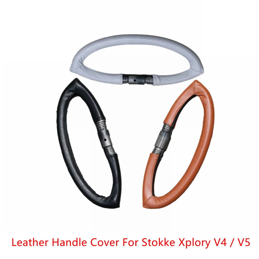 summer baby stroller accessories Pu Leather Cover For Stokke Xplory V4 / V5 Stroller Handle Baby Pram Armrest Protective Case Covers Baby Carriage Accessories baby stroller accessories deals	