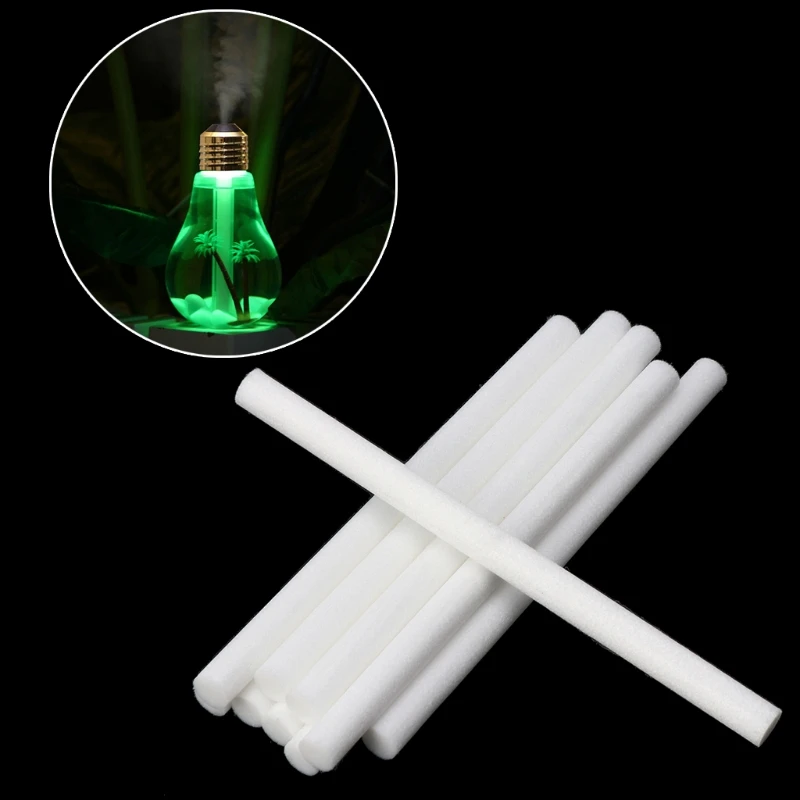 10Pcs 10mmx170mm Humidifiers Filters Cotton Swab for Humidifier Aroma Diffuser A6HB