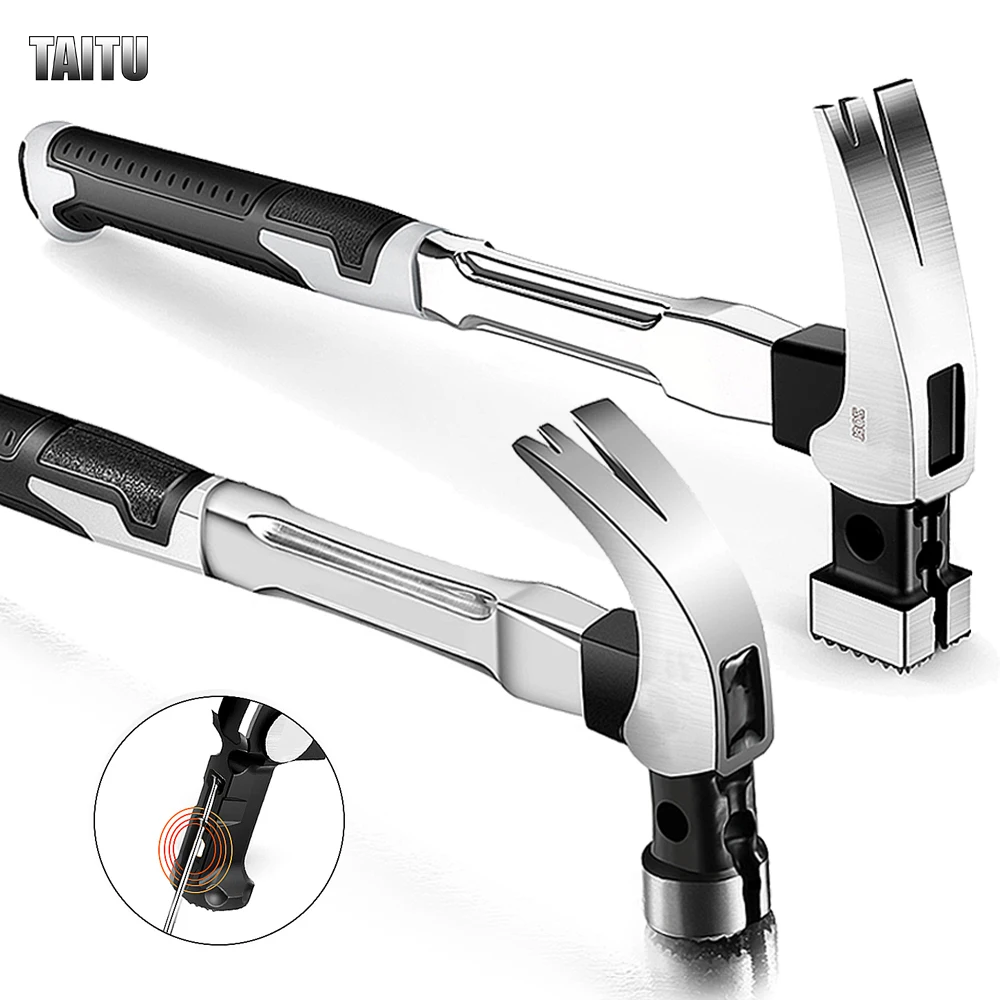 TAITU Heavy Magnetic Claw Hammer for Woodworking Nail Suction Multifunction Non-slip Shockproof Steel Hand Tools | Инструменты