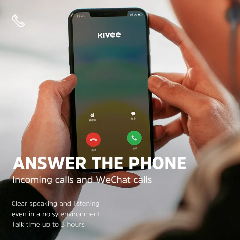 KIVEE TWS 33 Bluetooth Earphone true stereo tws bluetooth headphones Earbuds Wireless Headset with Mic for Xiaomi iPhone Samsung