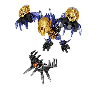 

XSZ 609-5 Terak Creature of Earth Biochemical Warrior Bionicle Building Blocks Compatible With Bela 71304 Toys