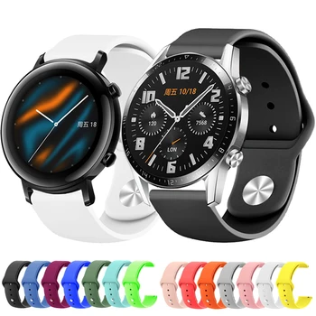 

for Huawei Watch GT2 GT 2 GT 42mm 46mm Smart Watch 20mm watch strap Silicone Sport Replace Watchbands 22mm gt2e band bracelet
