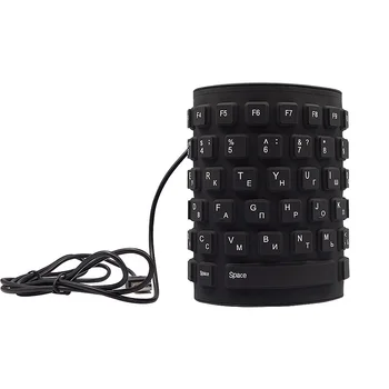 85 Keys USB Wired Folding Keyboard Waterproof Keyboards for Tablet Laptop Smartphone Support iOS Windows Android System
85 Keys USB Wired Folding Keyboard Waterproof Keyboards for Tablet Laptop Smartphone Support iOS Windows Android System