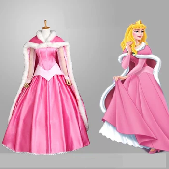 

Fairy mermaid tail cosplay costume for women princess Aurora costumes for adults Sleeping Beauty dress Movie costume custom