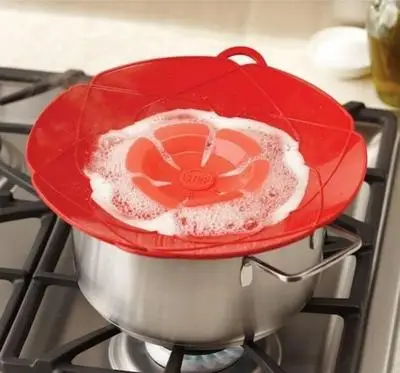 Силиконовая крышка для кастрюли кухонные аксессуары защитная
