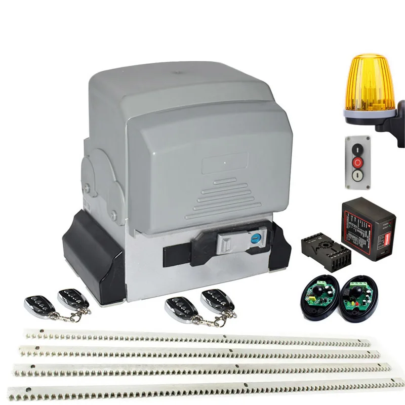 

Сверхмощный 2500 кг 1000W автоматический открывающего механизма раздвижных ворот привод с Сталь стеллаж для выставки товаров электрический пульт дистанционного Управление раздвижные двери Мотор привода