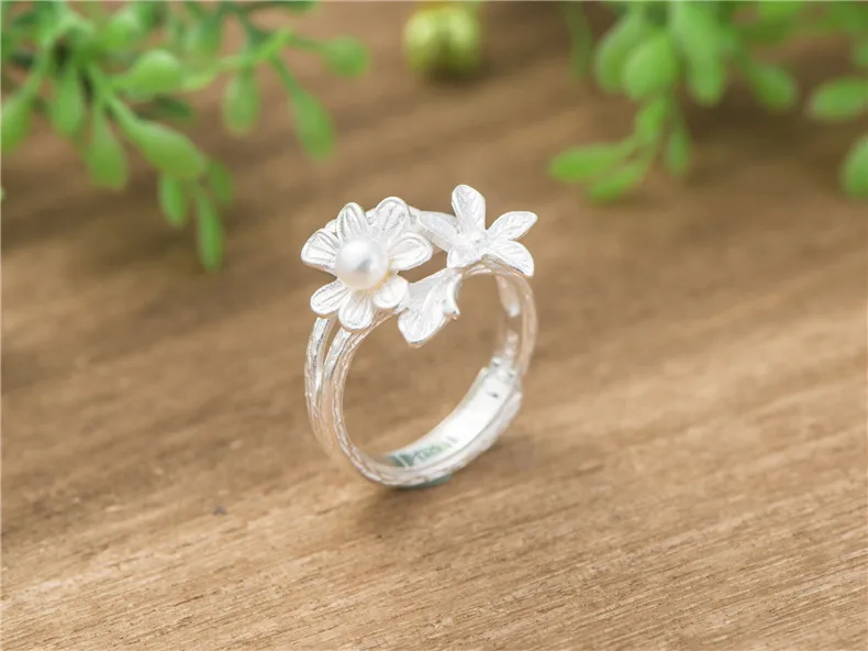 925 Серебряное кольцо корейское женское открывающееся кольцо