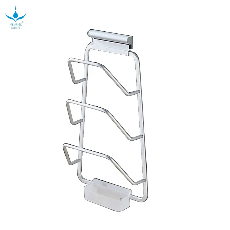 

Alumimum Pot Cover Holder Storage Shelf Kitchen Hanger with Water Pan Practical And Convenient Manufacturers Direct Selling