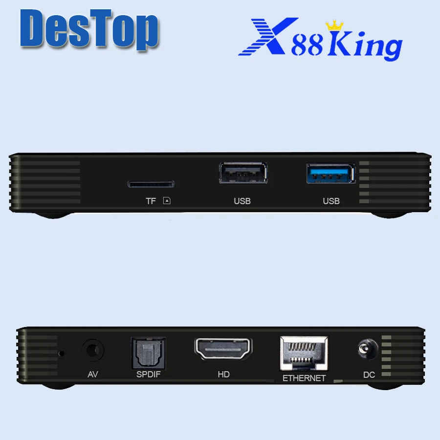 X88 King 4 ГБ 128G Amlogic S922X ТВ приставка Android 9,0 двойной Wifi BT5.0 1000M 4K Google Play Store Netflix Youtube 4K медиаплеер