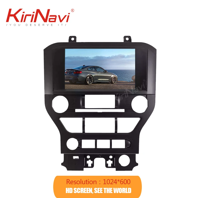 Kirinavi 8 ''Android автомобильный радиоэкран для Ford Mustang мультимедийный автомобильный dvd-плеер Android Gps навигация- Bluetooth wifi