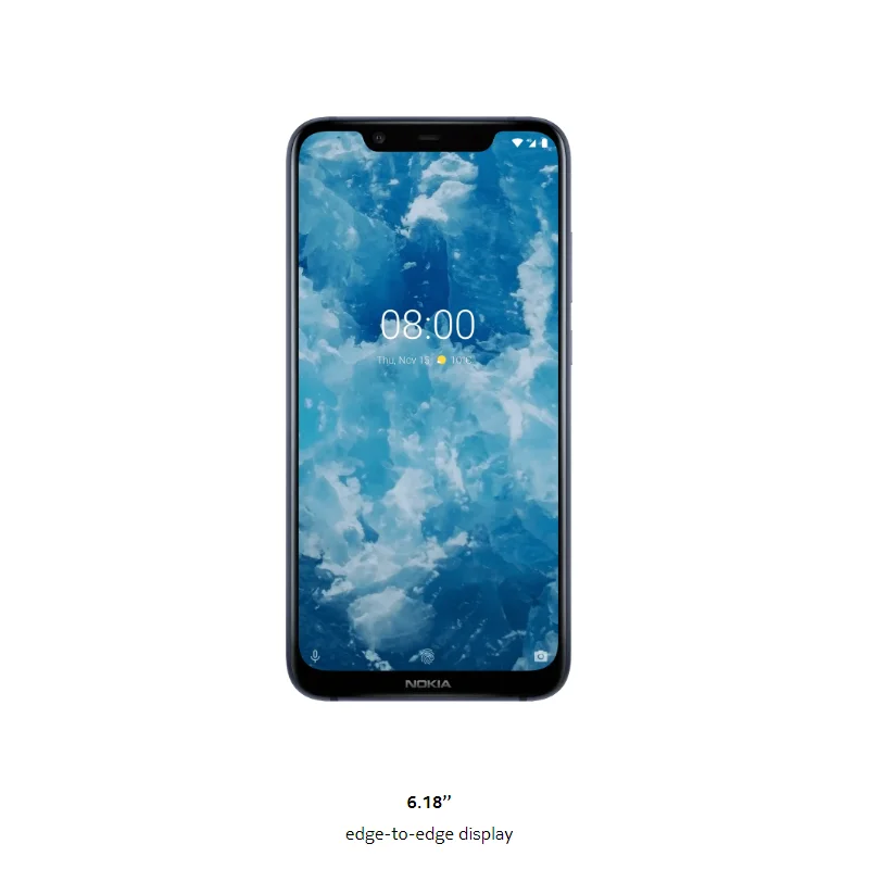 Смартфон Nokia 8,1X7 LTE, 4 ГБ, 64 ГБ, 6,18 дюйма, Full-HD+ Snapdragon 710, 20 МП, селфи-камера, 3500 мАч, мобильный телефон на Android