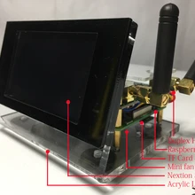 Собранный акриловый "L" чехол MMDVM дуплексная точка доступа для Nextion 3,2 '', DMR/YSF/P25/NXDN/DSTAR